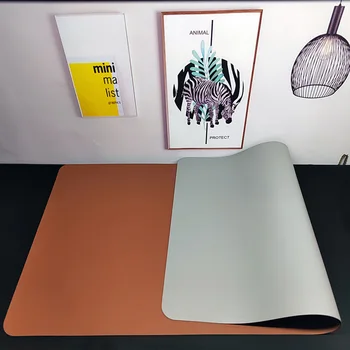 40X80 cm, Sigurnosni tepih za uredski kompjuterskog stola, Bočna strana od PVC-a, Protuklizni tepih za miša i tipkovnice