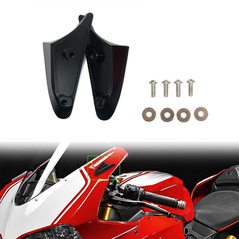 Za Ducati PANIGALE 899 1199 PANIGALE 2012-2018 Мотоциклетная Supresijske Ploča Poklopac Otvora Retrovizori Pribor Komponenta